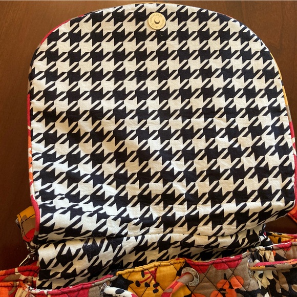 Vera Bradley Red and Yellow Floral Tote Bag - Picture 9 of 10